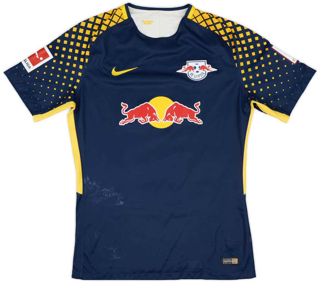 2017-18 RB Leipzig Match Issue Away Shirt Ilsanker #13