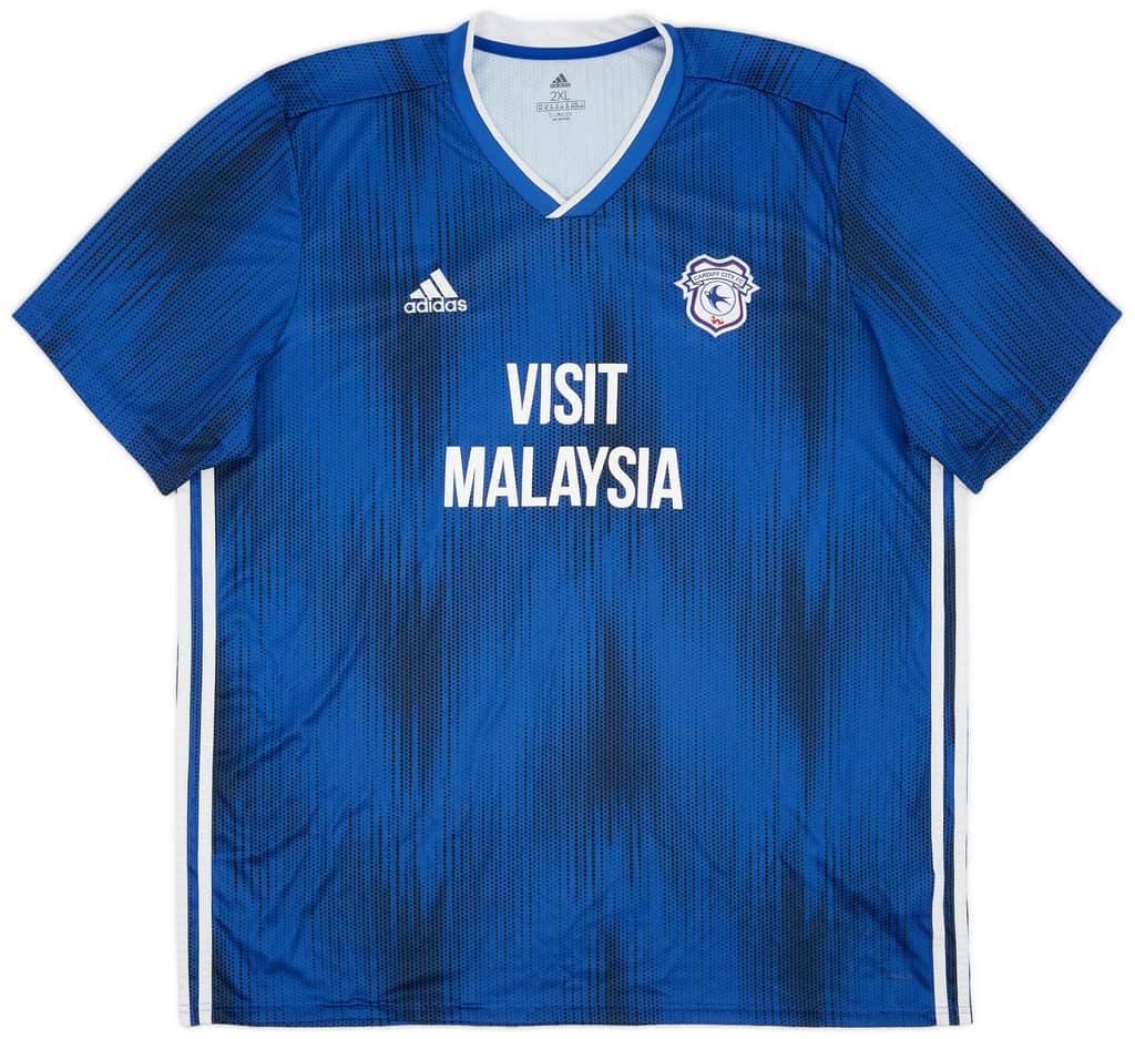 2019-20 Cardiff City Home Shirt - 9/10 - (XXL)