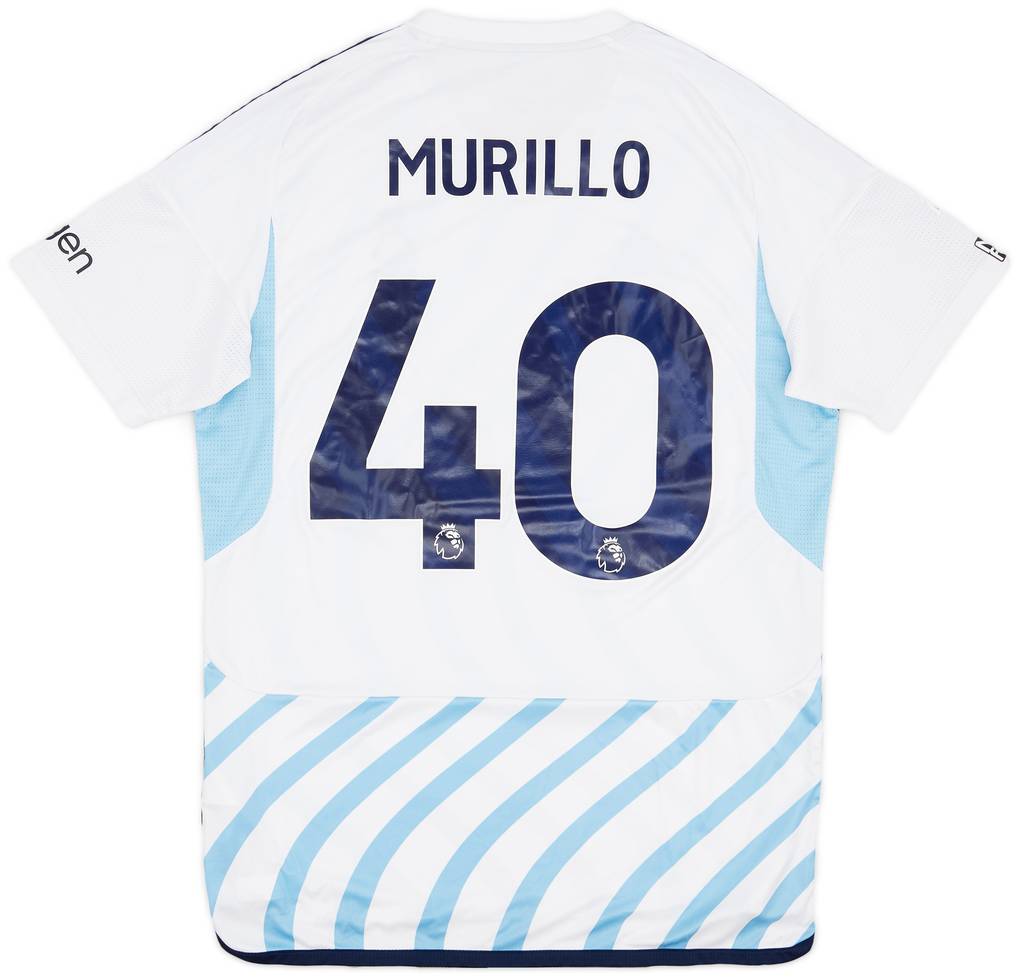 2023-24 Nottingham Forest Match Issue Away Shirt Murillo #40