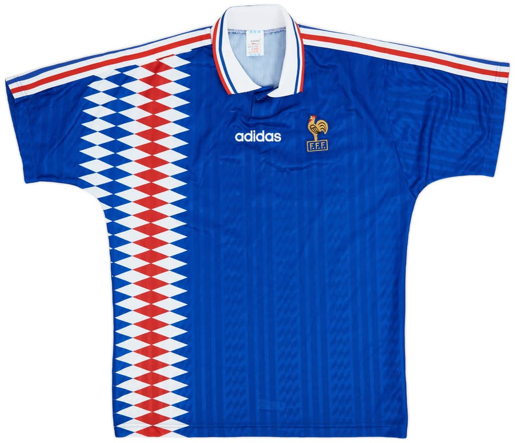 1994-96 France Home Shirt - 9/10 - (L/XL)