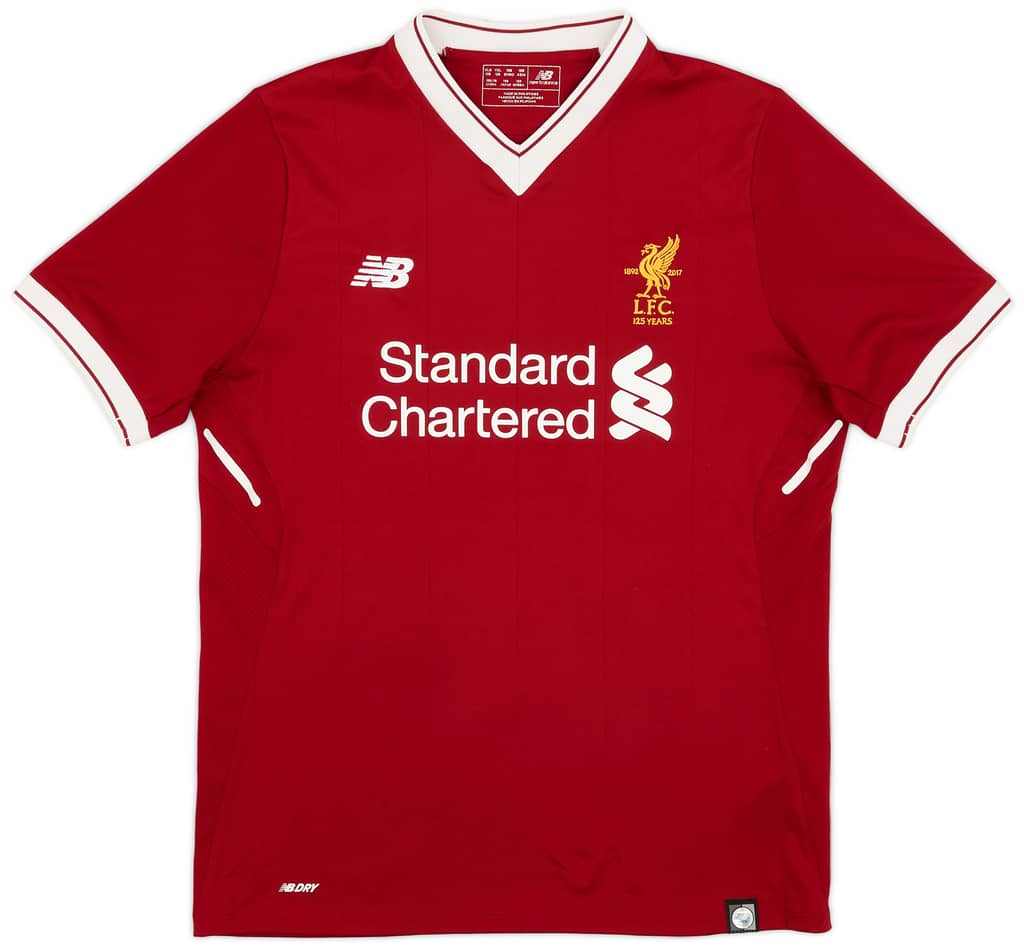 2017-18 Liverpool 125 Years Home Shirt - 8/10 - (XL.Boys)