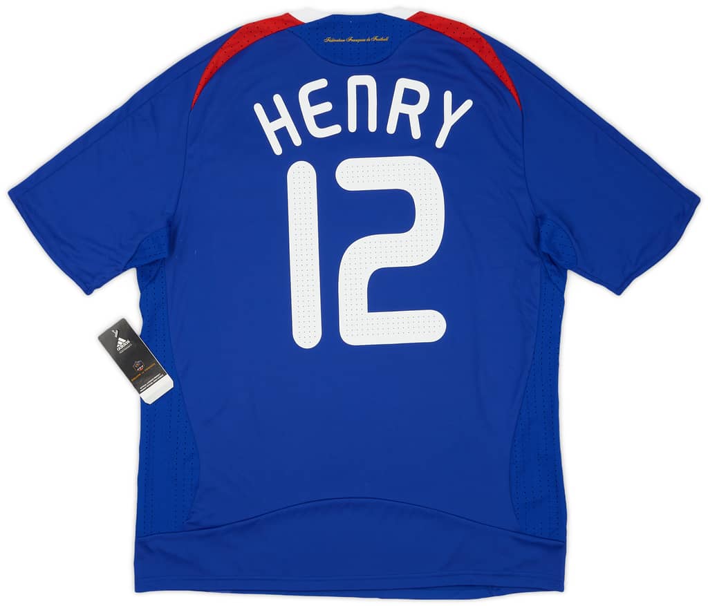2007-08 France Home Shirt Henry #12 (L)