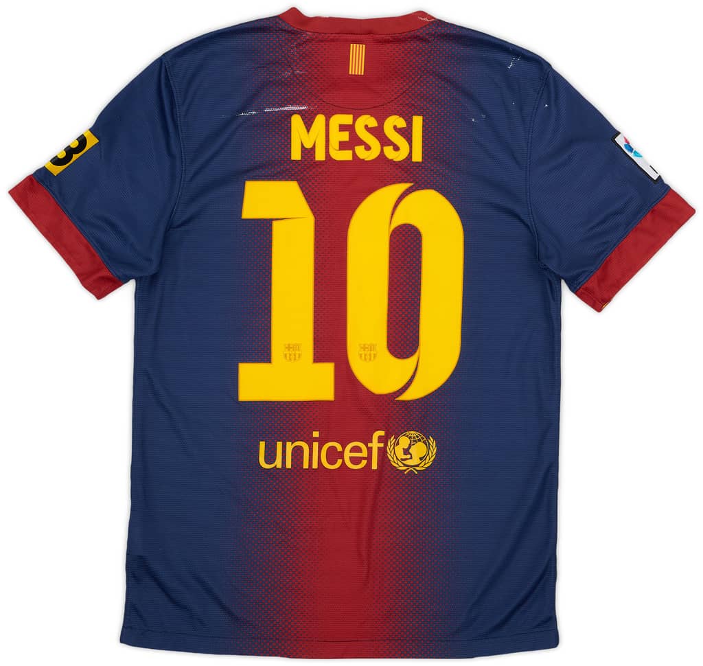 2012-13 Barcelona Home Shirt Messi #10 - 6/10 - (S)