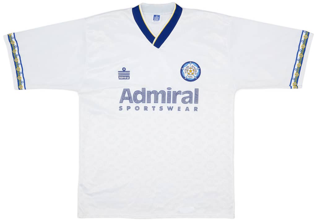 1992-93 Leeds United Home Shirt - 7/10 - (XL)