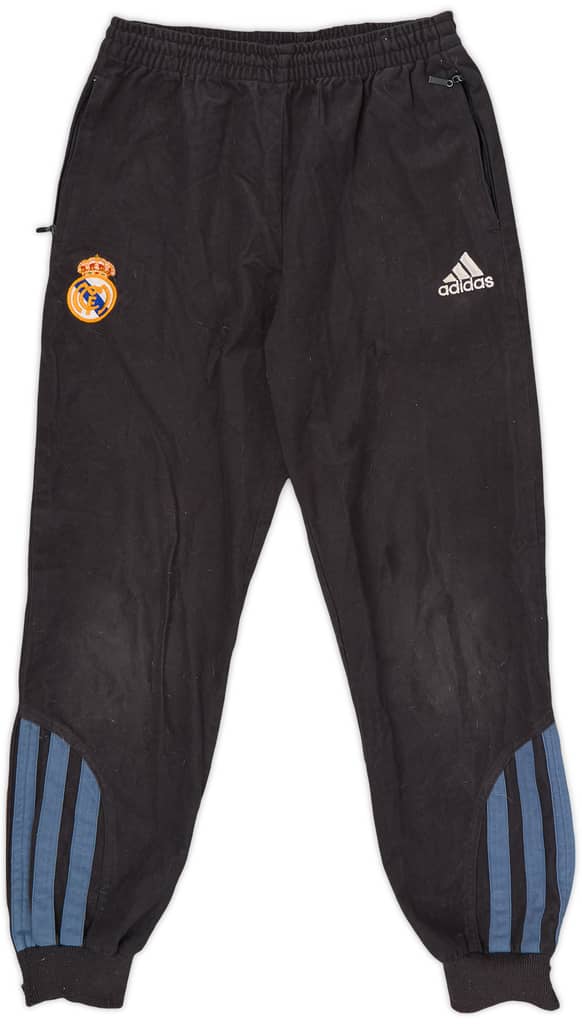 2001-02 Real Madrid adidas Track Pants/Bottoms - 6/10 - (L.Boys)