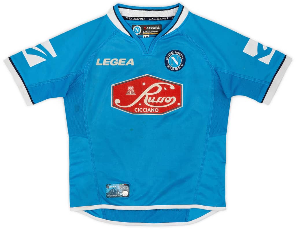 2003-04 Napoli Home Shirt - 5/10 - (XL.Boys)