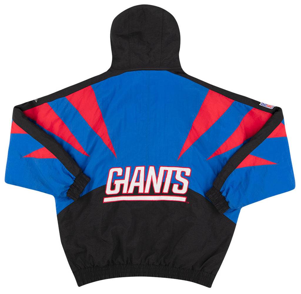 1990s New York Giants Apex One Hooded Rain Coat XL