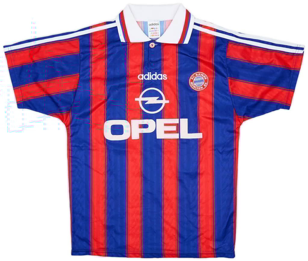1995-97 Bayern Munich Home Shirt Klinsmann #18 - 6/10 - (S)
