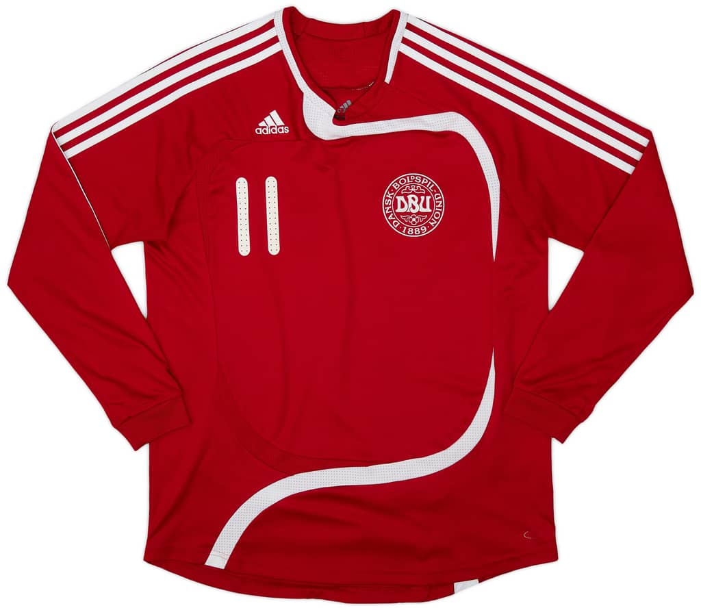 2007-09 Denmark Women Home L/S Shirt #11 - 8/10 - (Women's L)