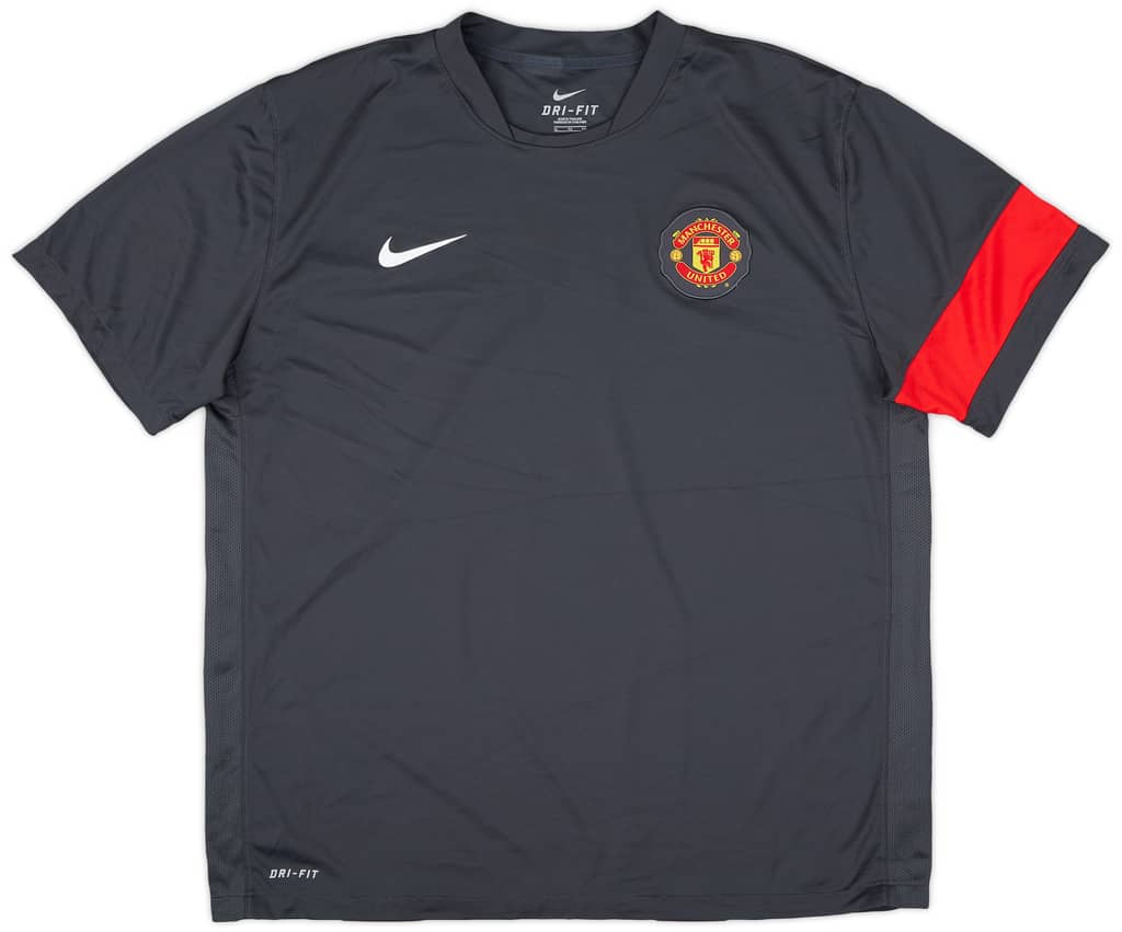 2010-11 Manchester United Nike Training Shirt - 7/10 - (XL)