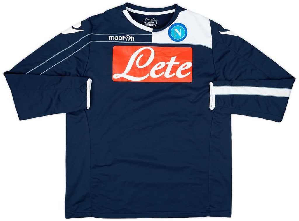 2011-12 Napoli Macron Sweat Top - 6/10 - (XL)