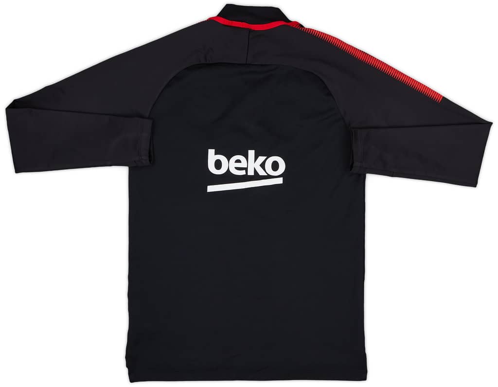 2017-18 Barcelona Nike 1/4 Zip Drill Top - 9/10 - (S)
