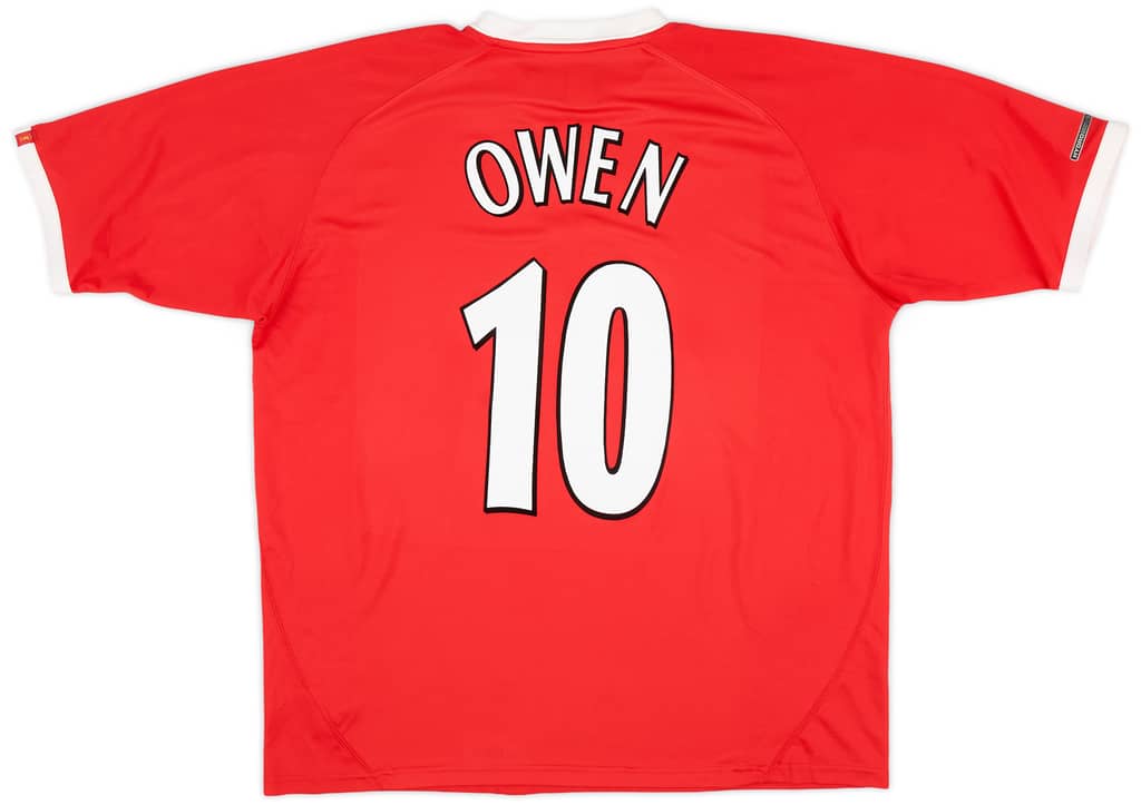 2001-03 Liverpool CL Shirt Owen #10 - 8/10 - (XL)