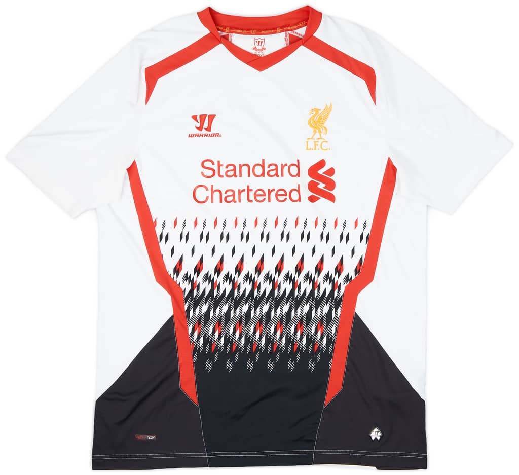 2013-14 Liverpool Away Shirt Gerrard #8 - 7/10 - (XL)