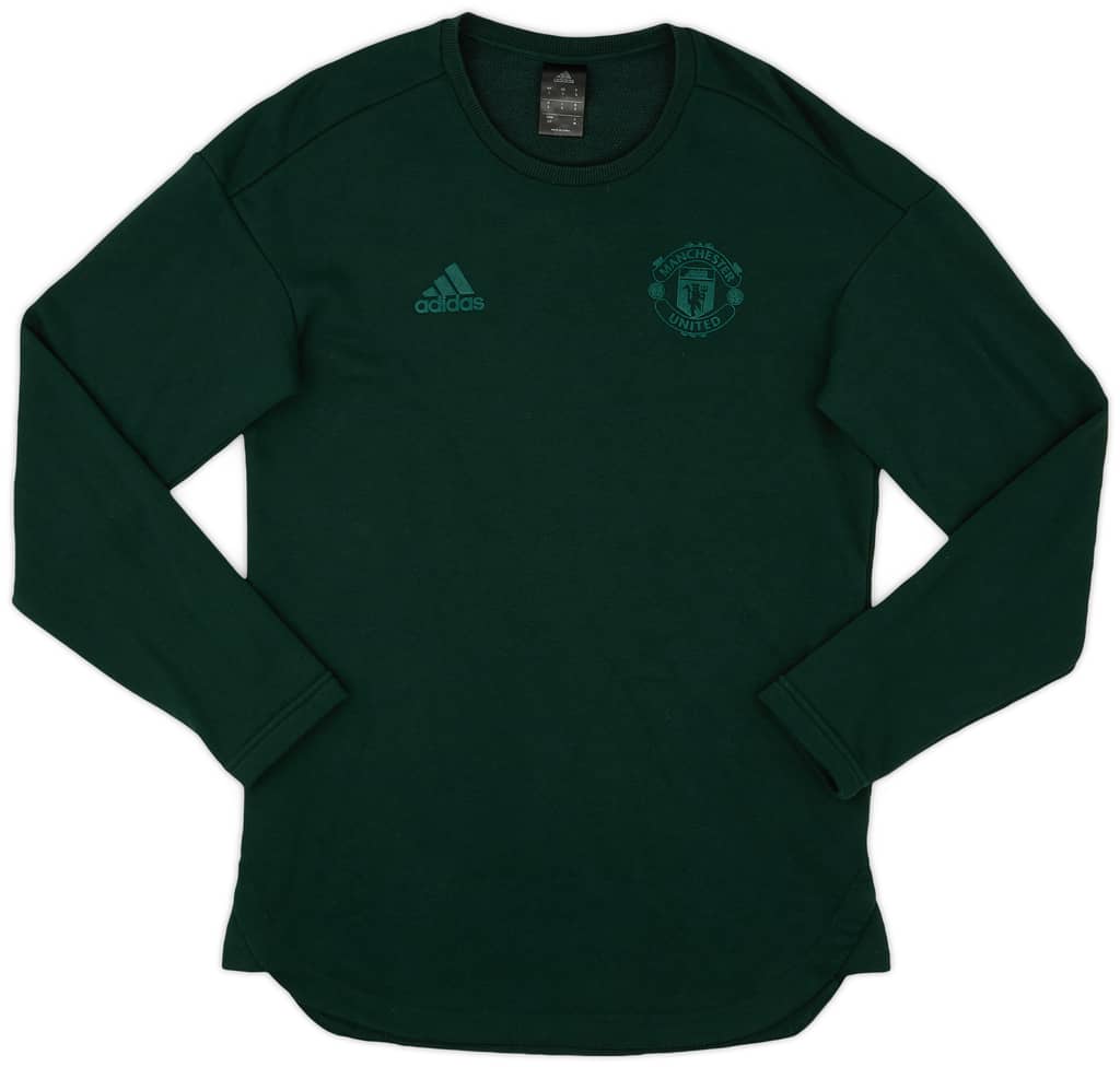 2017-18 Manchester United adidas Sweat Top - 8/10 - (S)