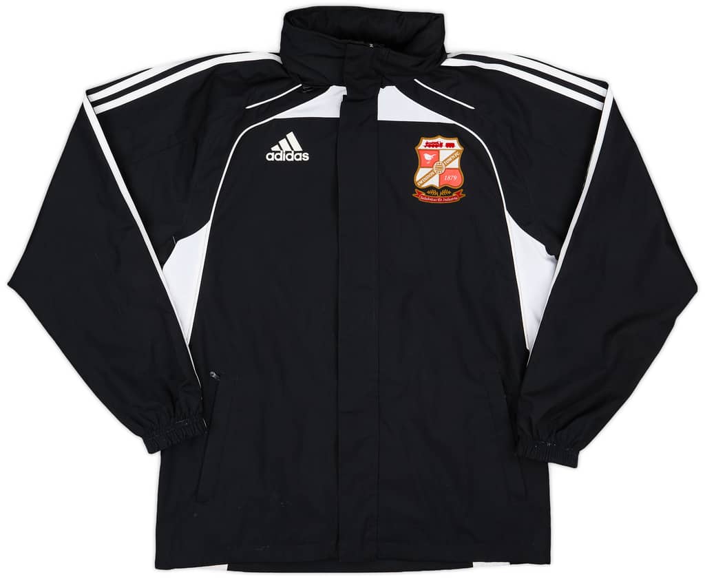 2010-11 Swindon adidas Rain Jacket - 8/10 - (M)