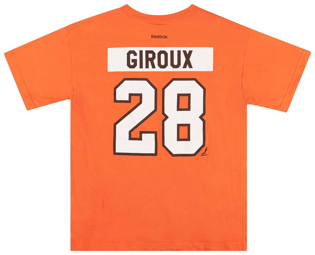 2008-10 Philadelphia Flyers Giroux #28 Reebok Tee Y