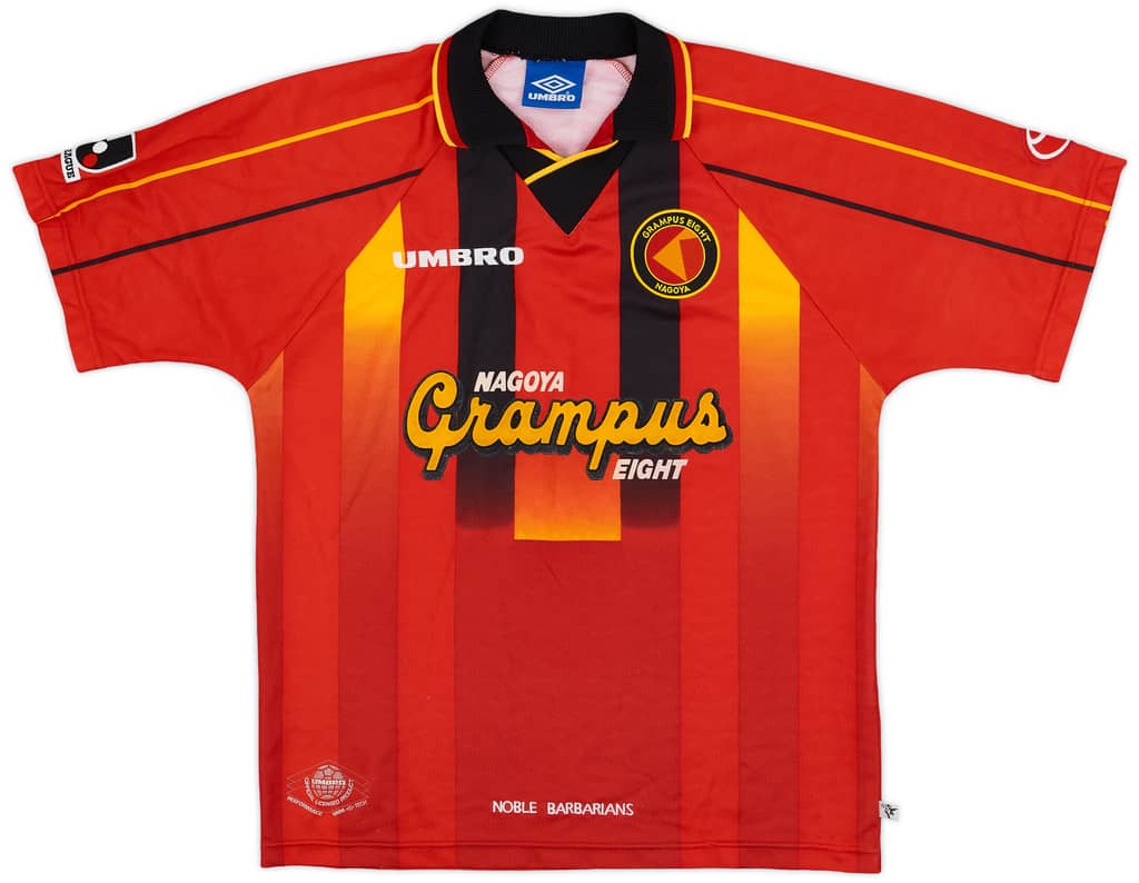 1996-98 Nagoya Grampus Eight Home Shirt - 8/10 - (L)