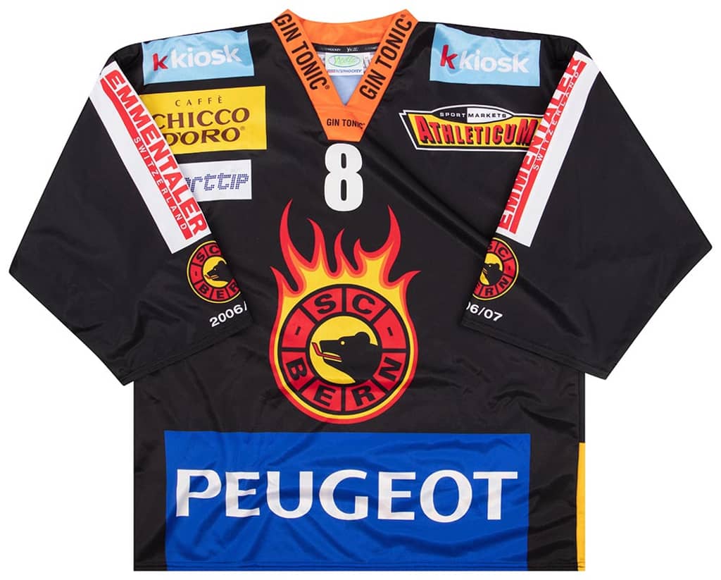 2006-07 SC Bern Steinegger #8 Yvette Jersey (Home) XL