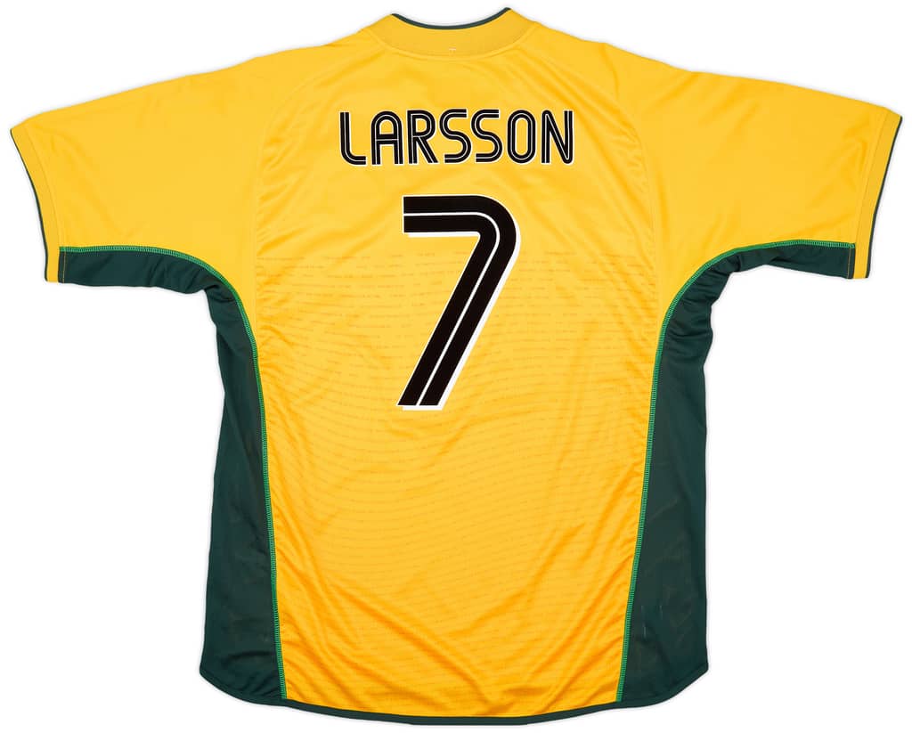 2002-03 Celtic Away Shirt Larsson #7 (XL)