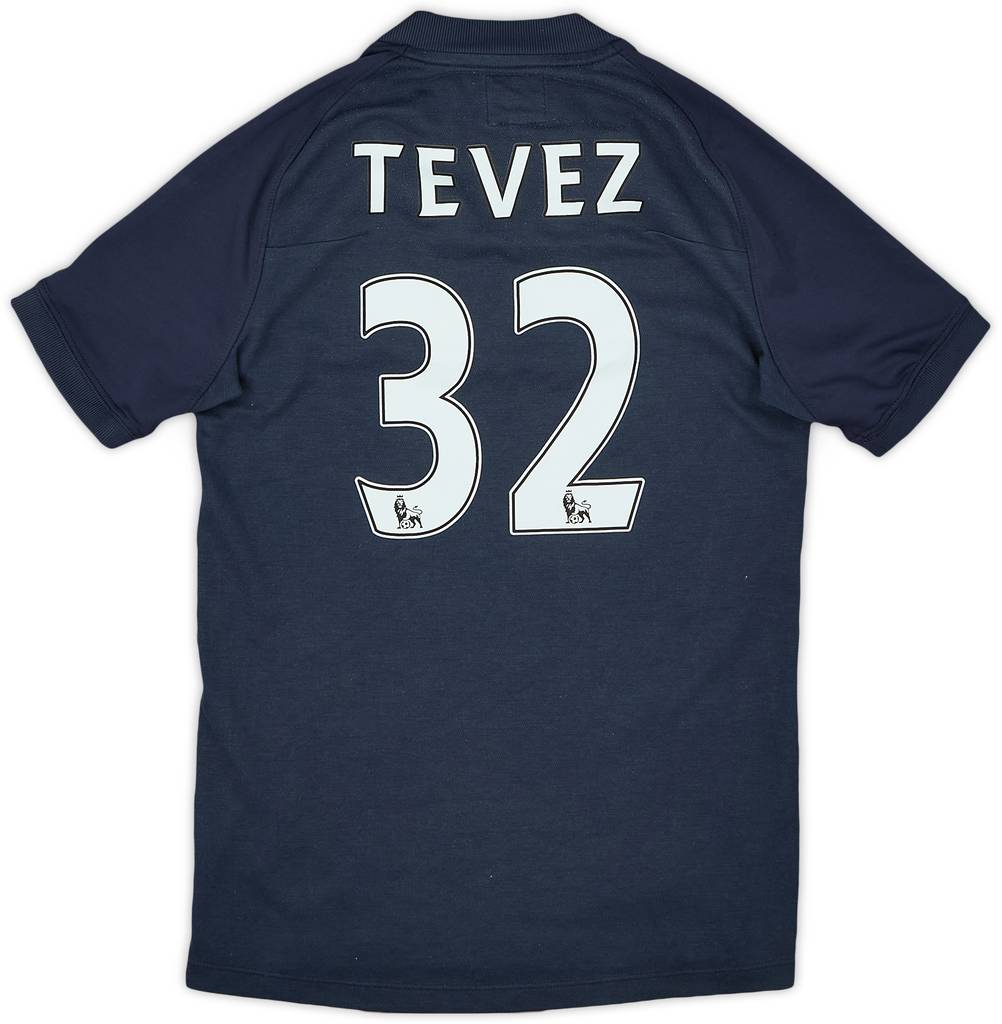 2010-12 Manchester City Away Shirt Tevez #32 - 6/10 - (M.Boys)