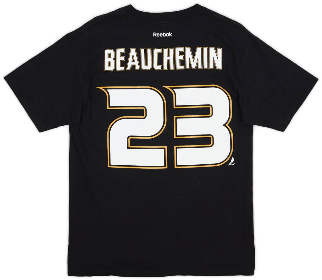 2007-09 Anaheim Ducks Beauchemin #23 Reebok Tee - 7/10 - (M)
