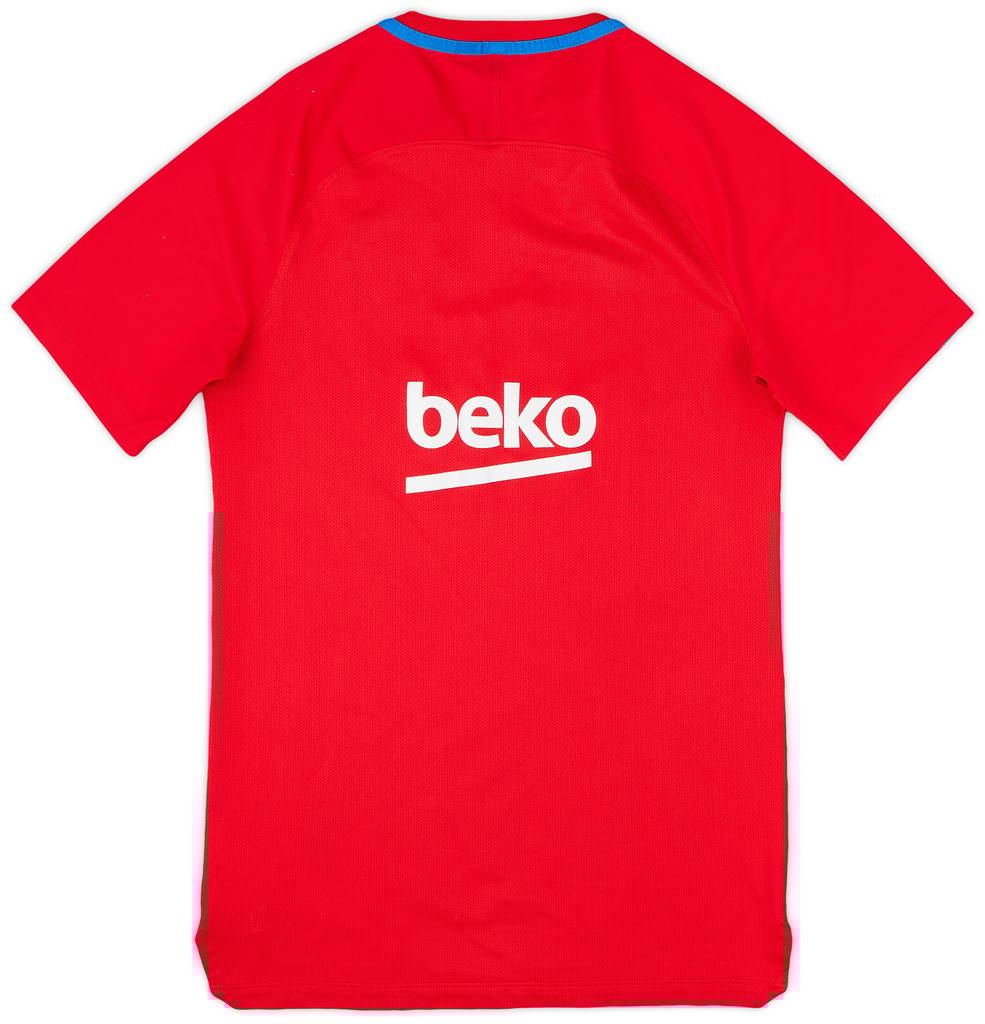 2017-18 Barcelona Nike Training Shirt - 8/10 - (S)