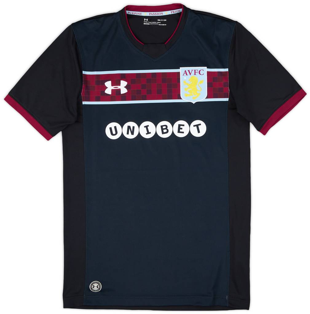 2017-18 Aston Villa Away Shirt - 10/10 - (S)