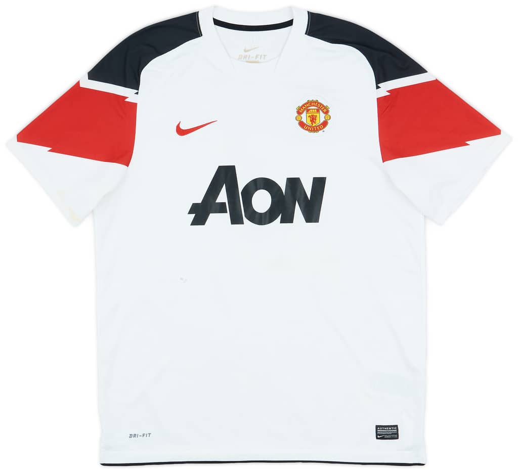2010-12 Manchester United Away Shirt Evra #3 - 4/10 - (L)