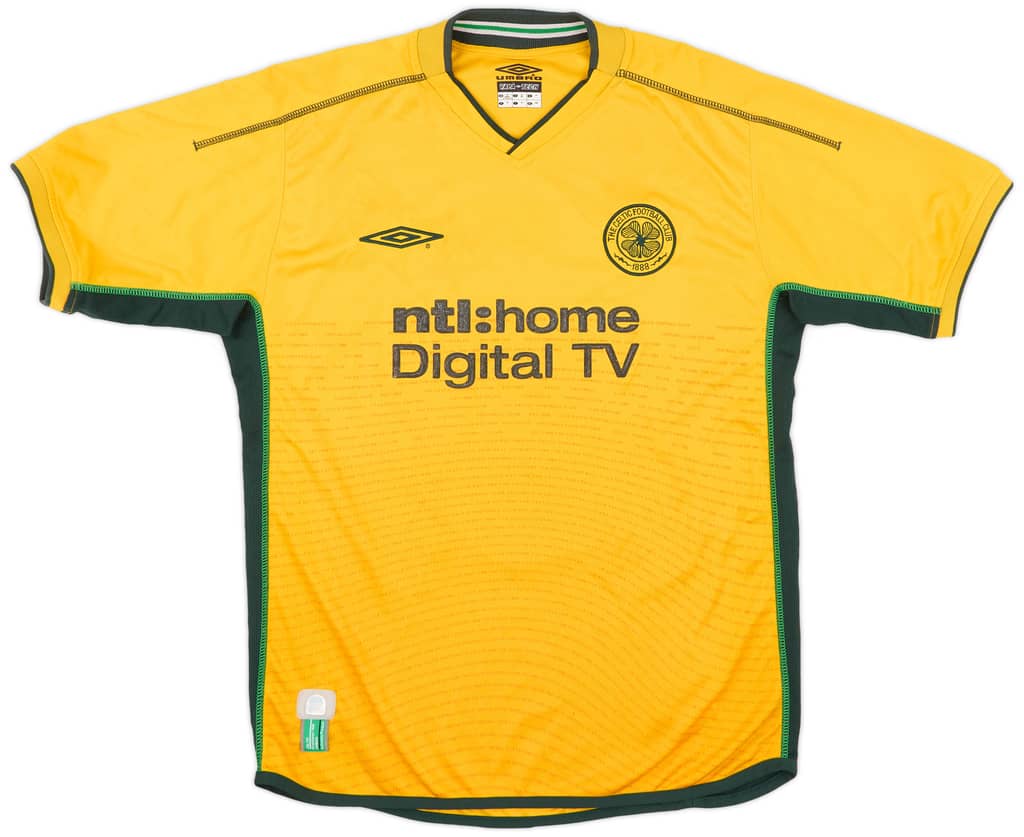 2002-03 Celtic Away Shirt Larsson #7 - 6/10 - (M)