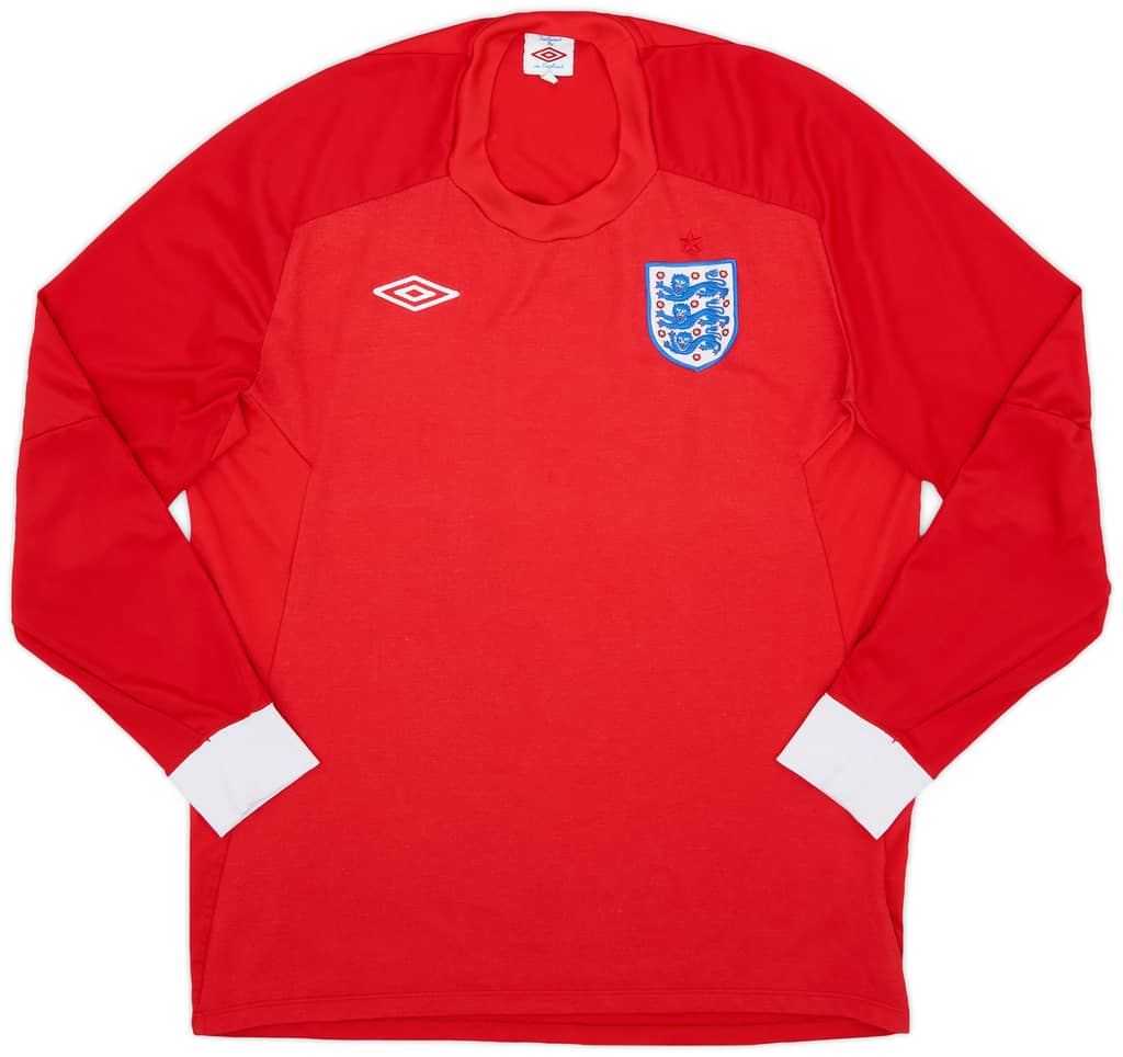 2010-11 England Away L/S Shirt - 7/10 - (L)