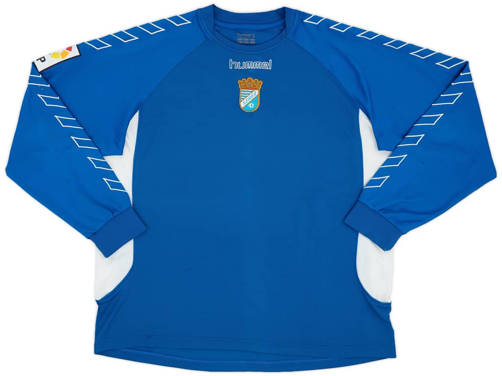 2007-08 CD Xerez Home L/S Shirt - 7/10 - (XXL)