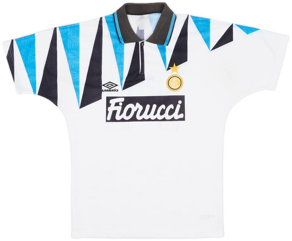 1992-93 Inter Milan Match Issue Away Shirt #14