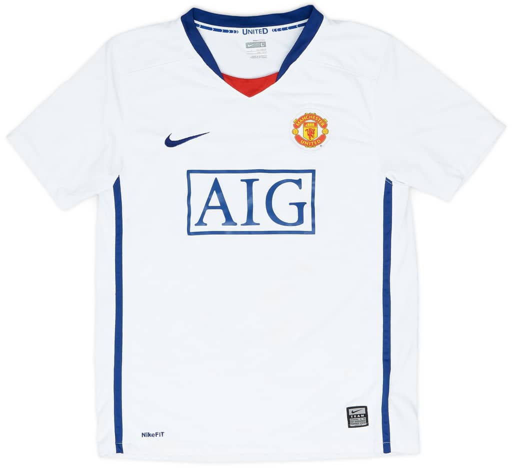 2008-10 Manchester United Away Shirt - 5/10 - (L.Boys)