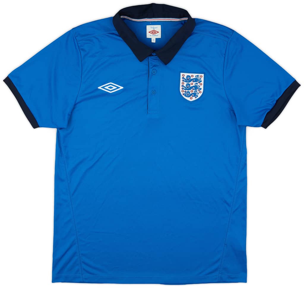 2010-11 England Umbro Polo Shirt - 8/10 - (M)