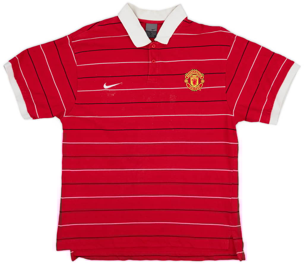 2004-05 Manchester United Nike Polo Shirt - 7/10 - (M)