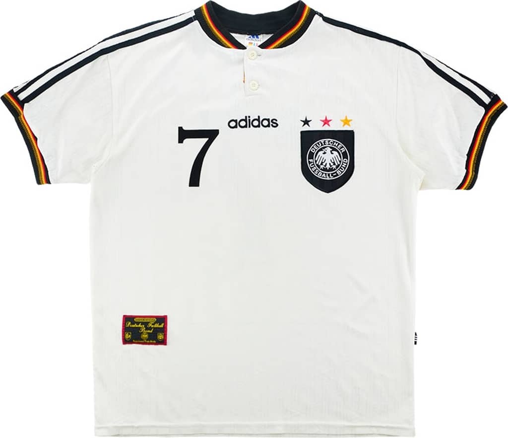 1996-98 Germany Home Shirt Moller #7 - 8/10 - (S)
