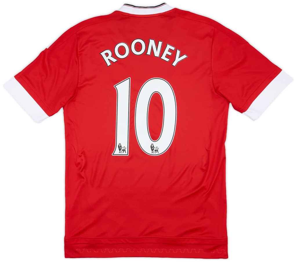 2015-16 Manchester United Home Shirt Rooney #10 - 6/10 - (S)