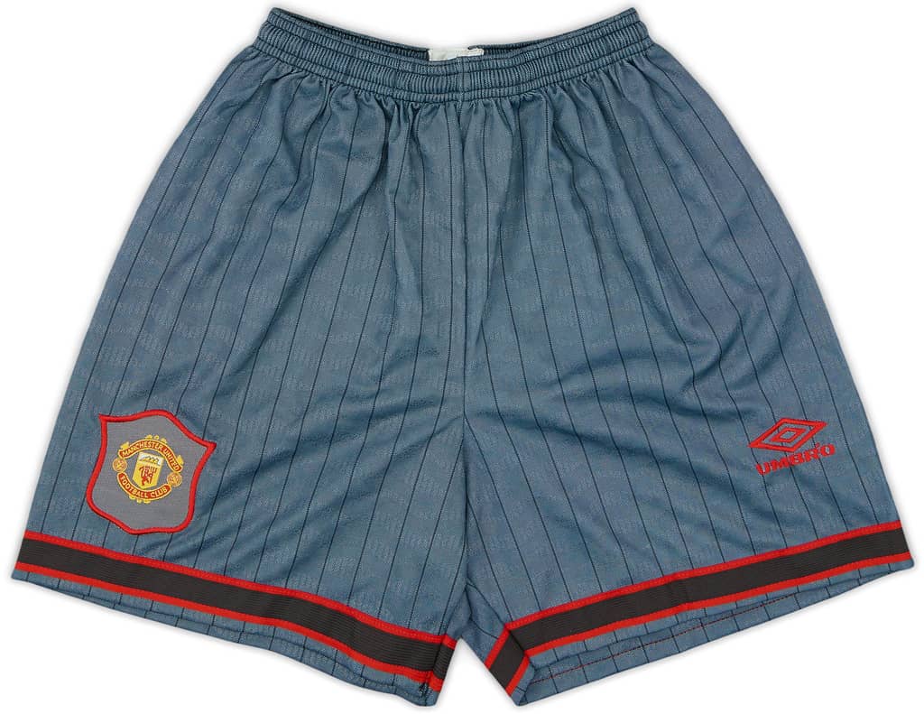 1995-96 Manchester United Away Shorts - 8/10 - (S)