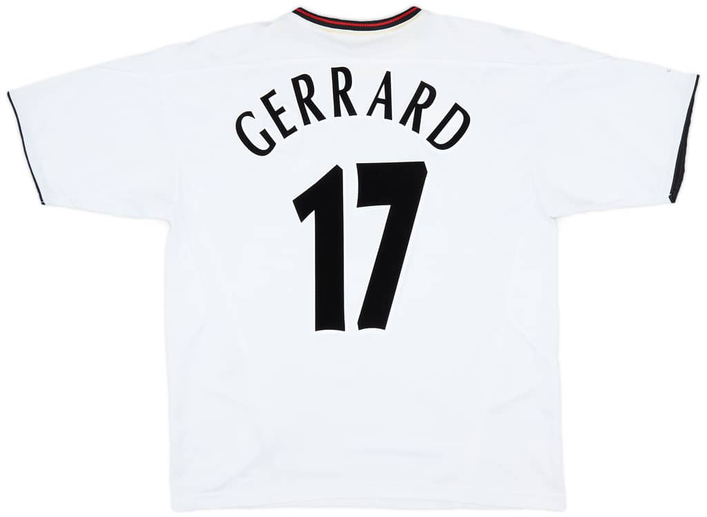 2003-04 Liverpool Away Shirt Gerrard #17 - 5/10 - (XL)