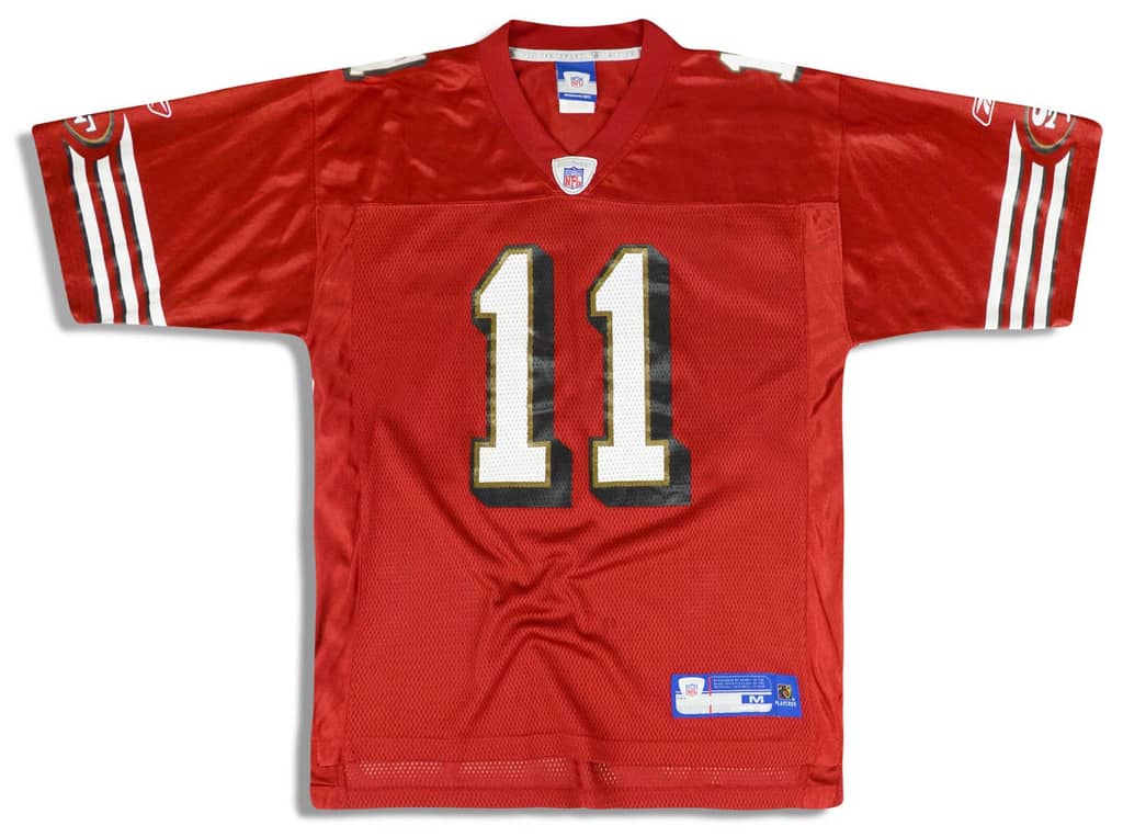 2005-06 San Francisco 49ers A. Smith #11 Reebok On Field Jersey (Home) Y
