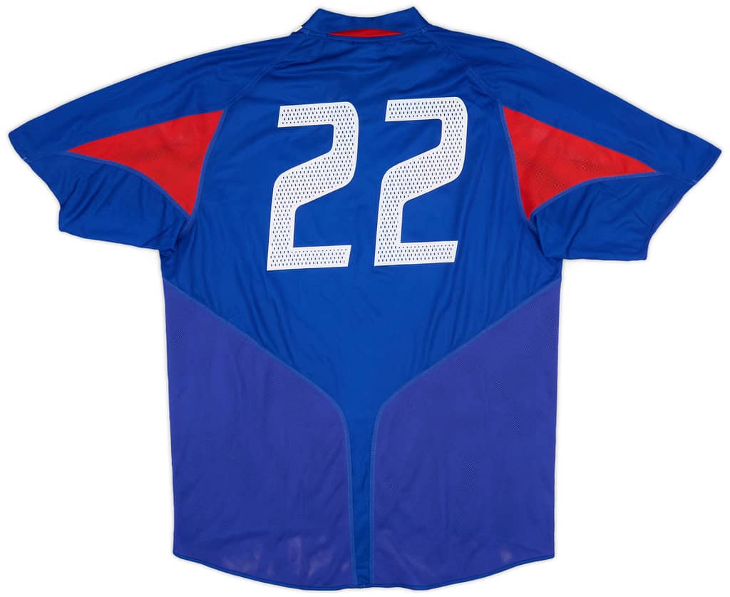 2004-06 France Home Shirt #22 (XL)