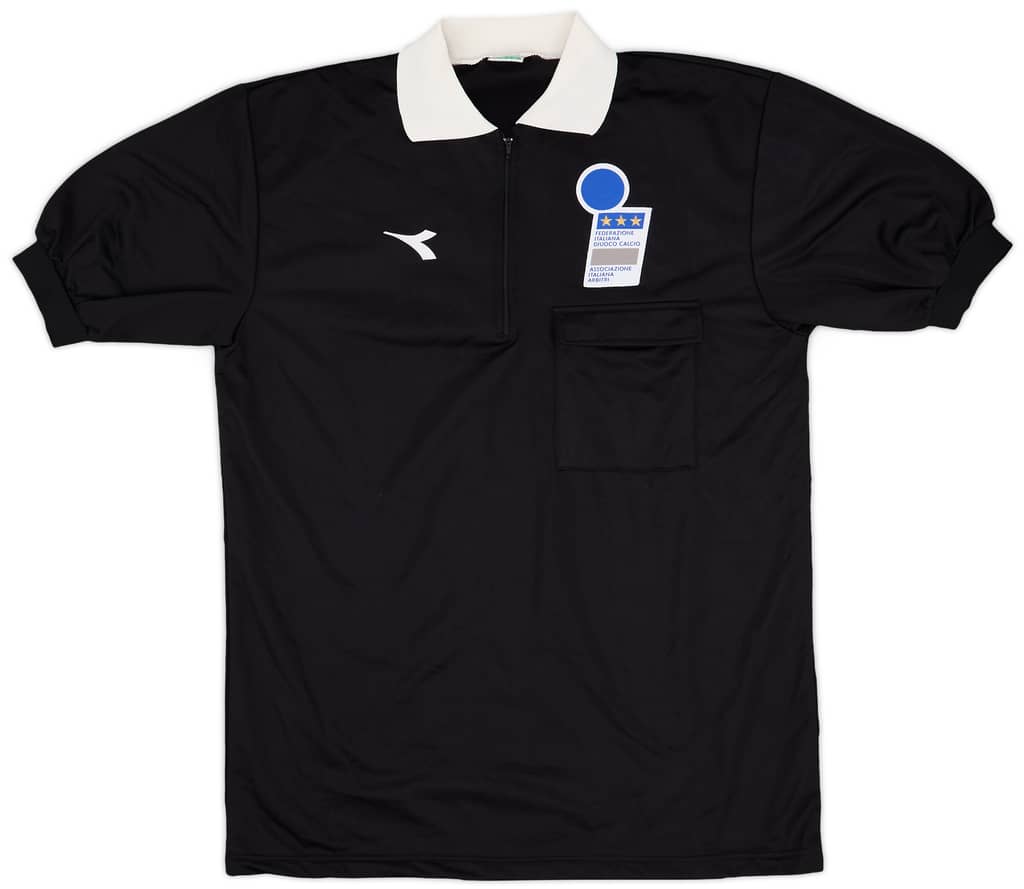 1990s Italy FIGC Diadora Referee Shirt - 9/10 - (XL)
