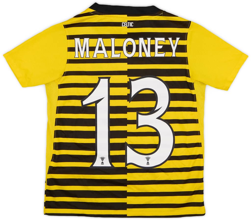 2011-12 Celtic Third Shirt Maloney #13 - 9/10 - (S.Boys)