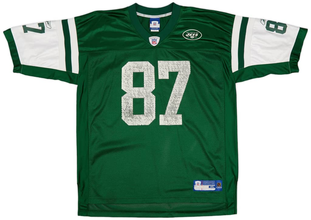 2005-06 New York Jets Coles #87 Reebok On Field Jersey (Home) XL