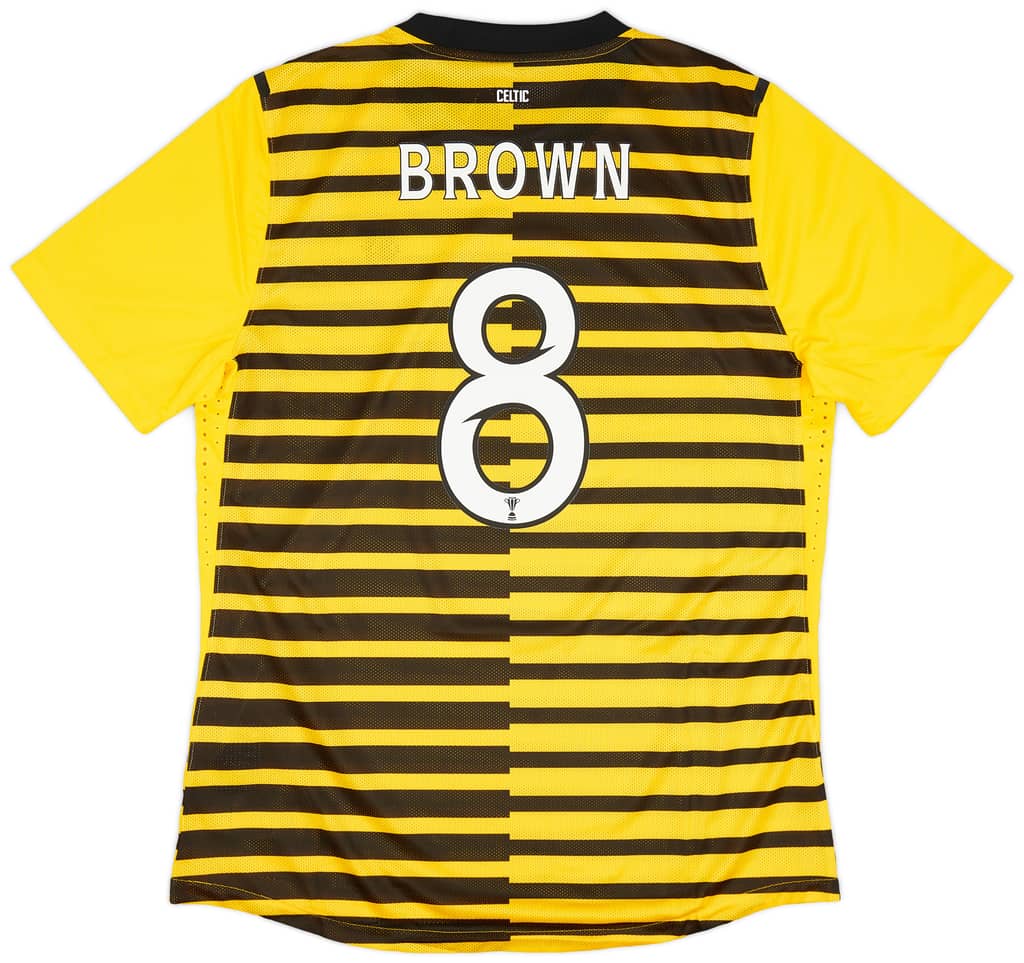 2011-12 Celtic Authentic Third Shirt Brown #8 (XL)