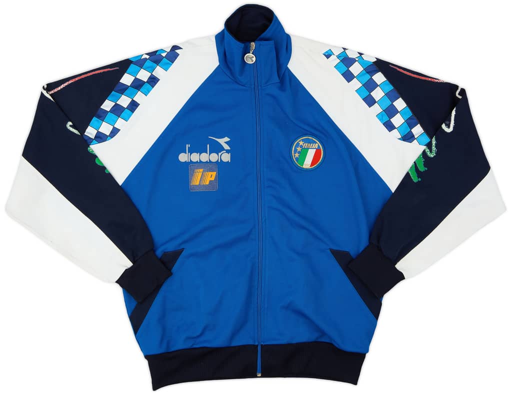 1990-91 Italy Diadora Track Jacket - 8/10 - (L)