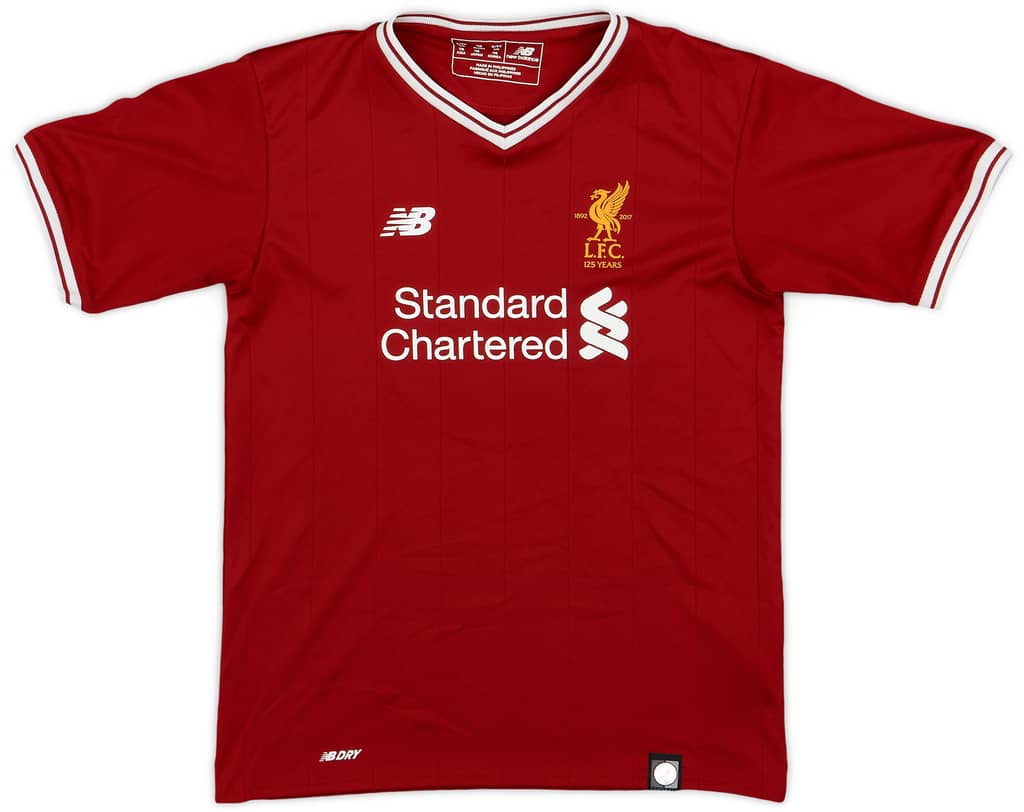 2017-18 Liverpool 125 Years Home Shirt - 8/10 - (6-7Years)