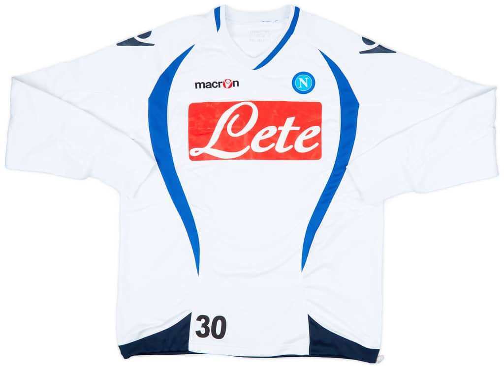 2012-13 Napoli Macron Player Issue Sweat Top #30 - 5/10 - (L)