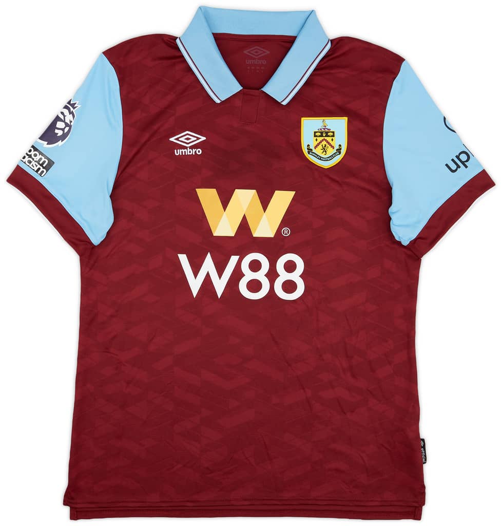 2023-24 Burnley Match Issue Home Shirt Taylor #3